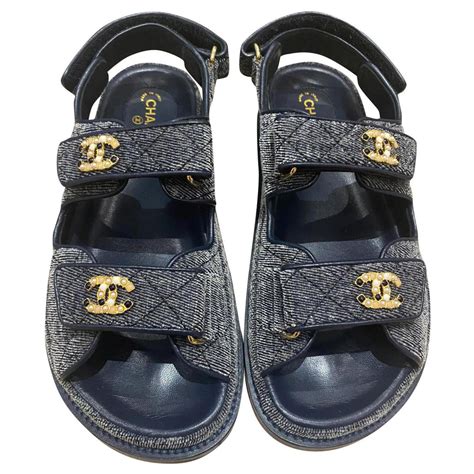 chanel sandali bassi|chanel dad sandals fit.